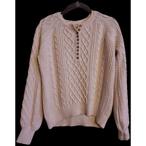 Sezane cream sweater